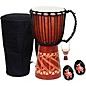 X8 Drums Tribal Djembe With Bag, Shakers and Necklace thumbnail