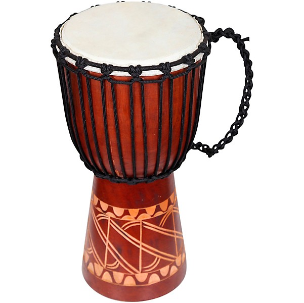 X8 Drums Tribal Djembe With Bag, Shakers and Necklace