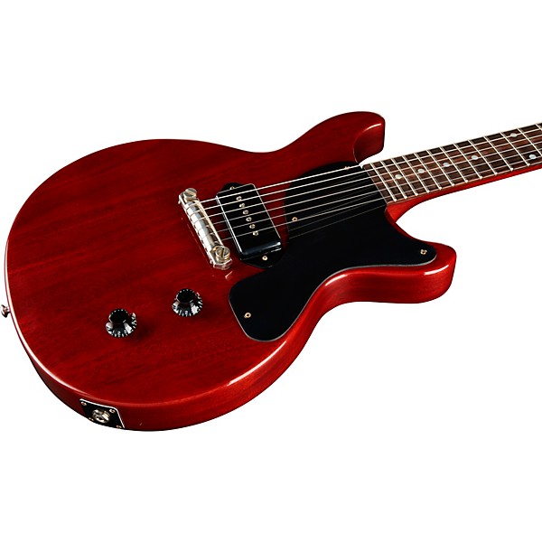 Gibson Custom 1958 Les Paul Junior Double-Cut Reissue VOS Electric Guitar Faded Cherry