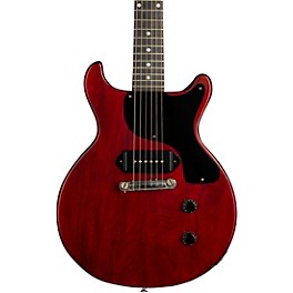 Gibson Custom 1958 Les Paul Junior Double-Cut Reissue VOS Electric Guitar Faded Cherry