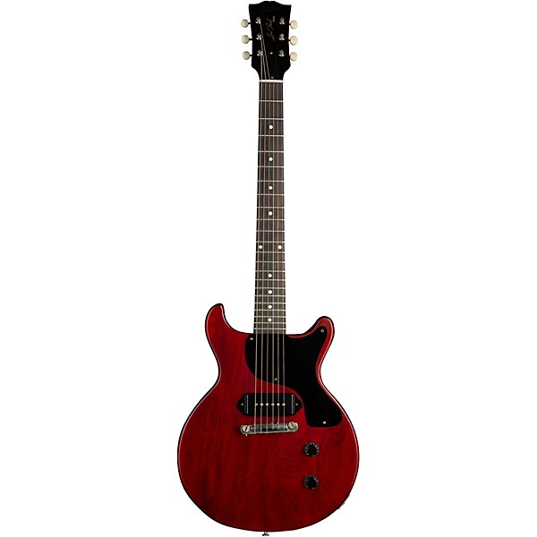 Gibson Custom 1958 Les Paul Junior Double-Cut Reissue VOS Electric Guitar Faded Cherry