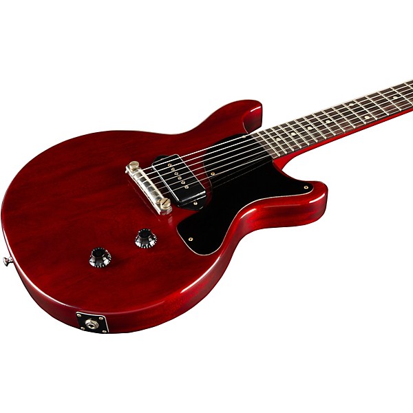 Gibson Custom 1958 Les Paul Junior Double-Cut Reissue VOS Electric Guitar Faded Cherry