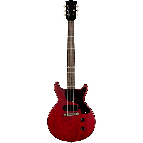 Gibson Custom 1958 Les Paul Junior Double-Cut Reissue VOS Electric Guitar Faded Cherry