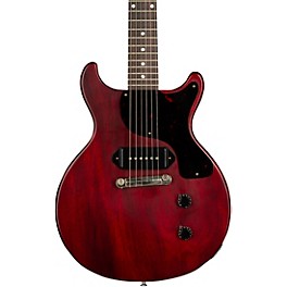 Gibson Custom 1958 Les Paul Junior Double-Cut Reissue VOS Electric Guitar Faded Cherry