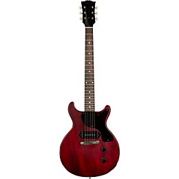 Gibson Custom 1958 Les Paul Junior Double-Cut Reissue VOS Electric Guitar Faded Cherry