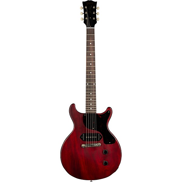 Gibson Custom 1958 Les Paul Junior Double-Cut Reissue VOS Electric Guitar Faded Cherry