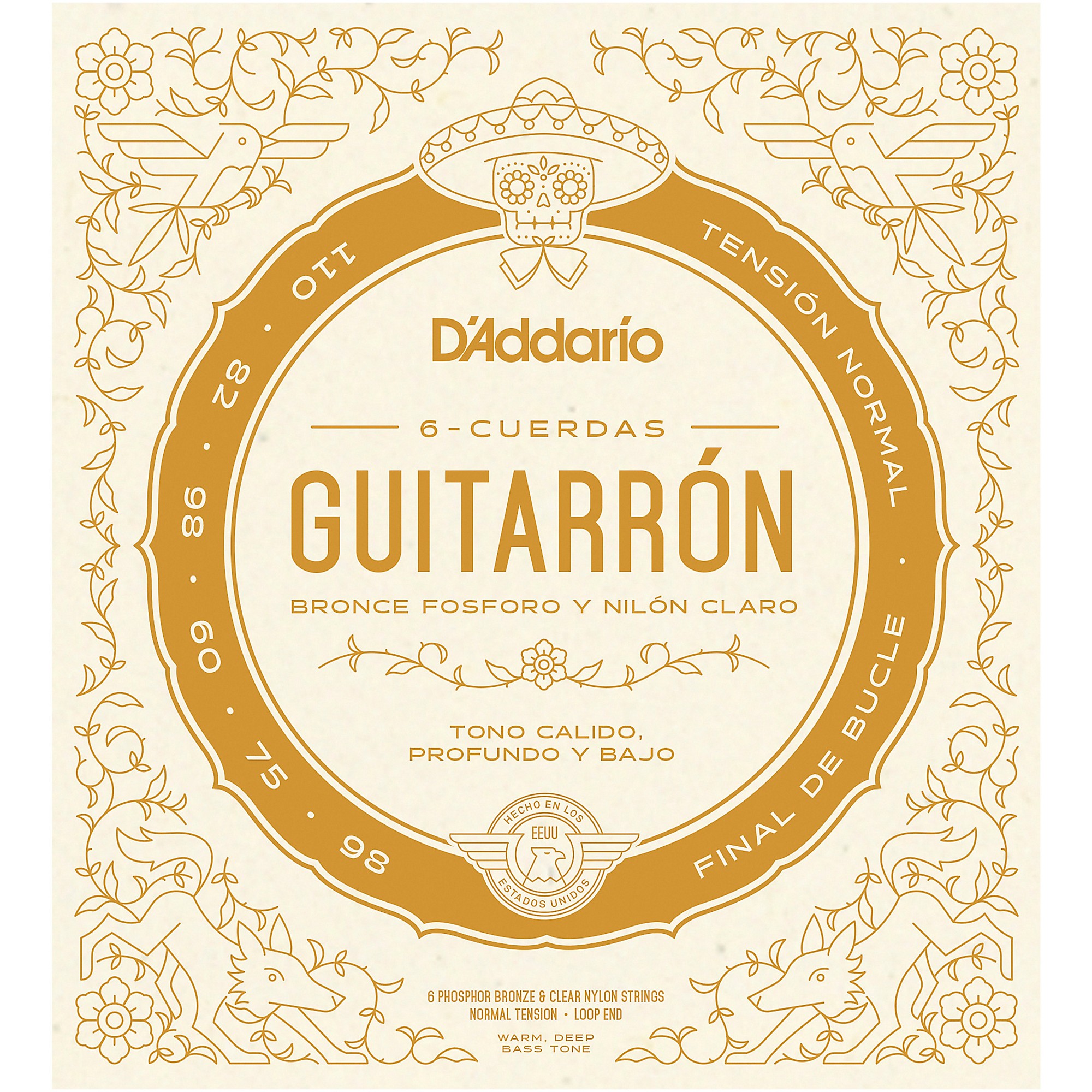 Larry Belmont Fortrolig fragment D'Addario Guitarron 6 String Set, Phosphor Bronze, Normal Tension | Guitar  Center