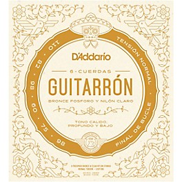 D'Addario Guitarron 6 String Set, Phosphor Bronze, Normal Tension