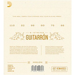 D'Addario Guitarron 6 String Set, Phosphor Bronze, Normal Tension