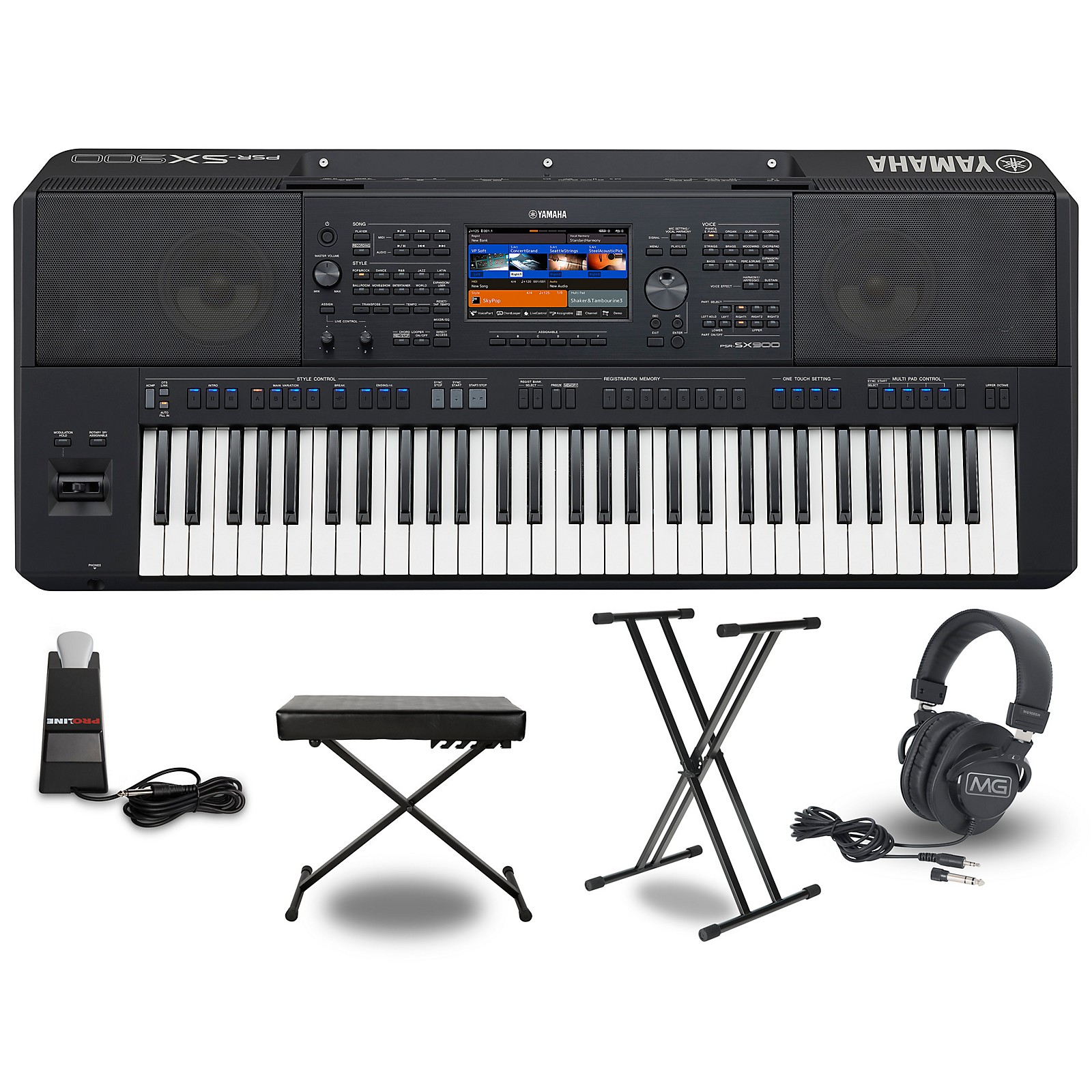 Ambiguo atención ajuste Yamaha PSR-SX900 Keyboard Package Essentials Package | Guitar Center