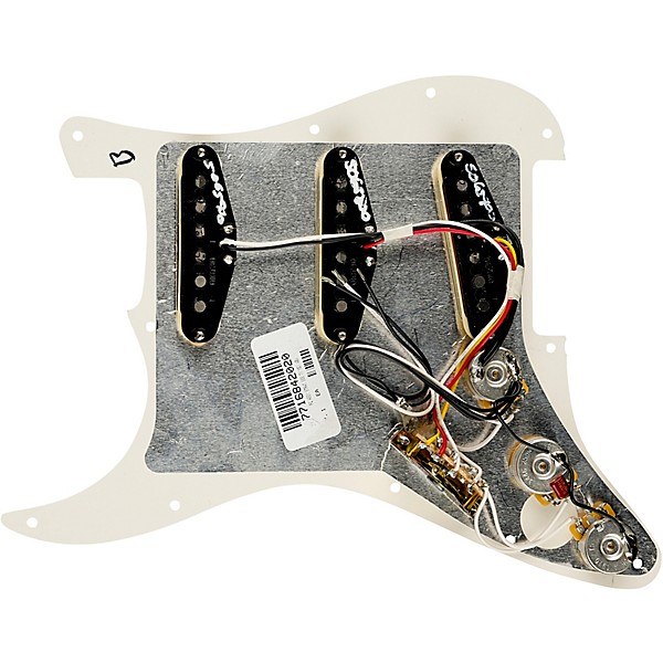 Fender Stratocaster SSS Tex Mex Pre-Wired Pickguard White/Back/White