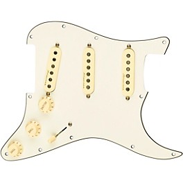 Fender Stratocaster SSS V Noiseless Pre-Wired Pic... Fender Stratocaster SSS V Noiseless Pre-Wired Pickguard White/Back/White