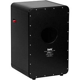 Sela CaSela Pro Dark Nut On/Off Snare Cajon Black Dark Nut