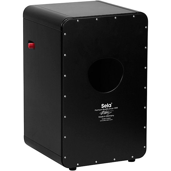 Sela CaSela Pro Dark Nut On/Off Snare Cajon Black Dark Nut