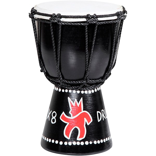 X8 Drums Mini Djembe Black
