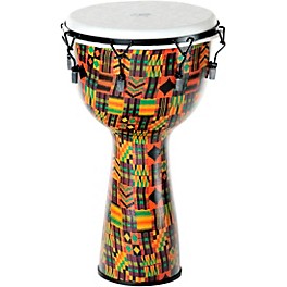 X8 Drums Kente Cloth Key-Tuned Djembe with Synthetic... X8 Drums Kente Cloth Key-Tuned Djembe with Synthetic Head 12 x 24 in.