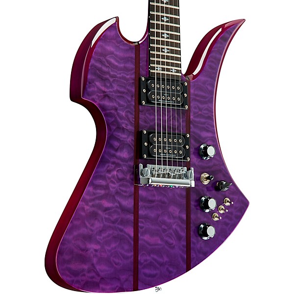 B.C. Rich Mockingbird Legacy STQ Hardtail Electric Guitar Purple