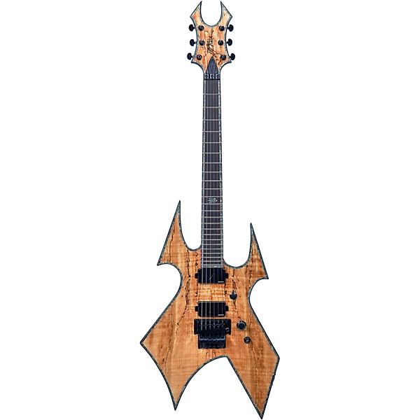 B.C. Rich Warbeast Extreme Exotic with Floyd Rose Electric Guitar Spalted Maple