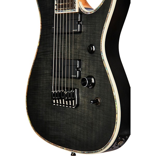 B.C. Rich Shredzilla Extreme 7-String Electric Guitar Trans Black