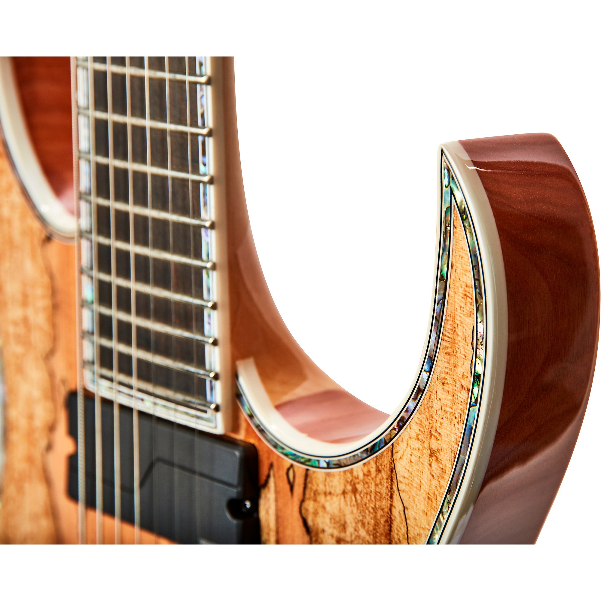 B.C. Rich Shredzilla Extreme 7-String Electric Guitar Spalted