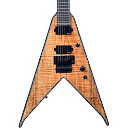 B.C. Rich JR-V Extreme Exotic with Floyd Rose Electric Guitar Spalted Maple