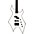 B.C. Rich Extreme Chris Kael Electric Bass Matte Black B.C. Rich Extreme Chris Kael Electric Bass Matte White