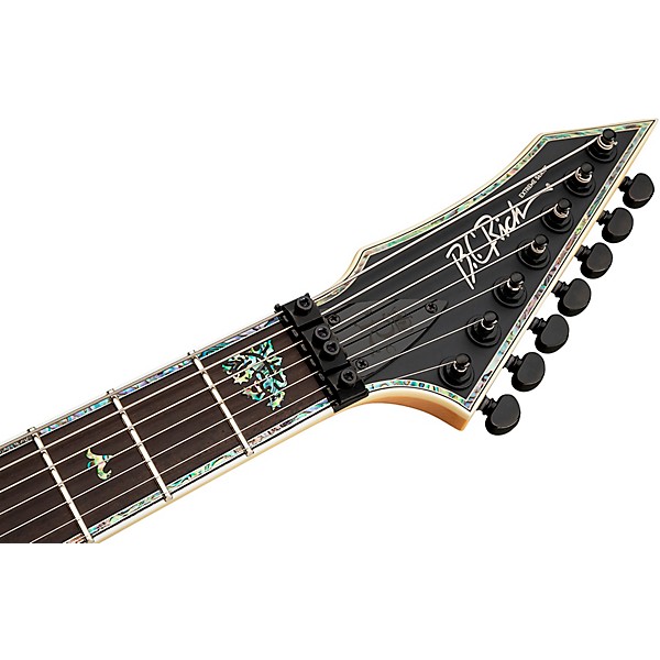 B.C. Rich Shredzilla 7 Prophecy Archtop with Floyd Rose 7-String Electric Guitar Matte Black