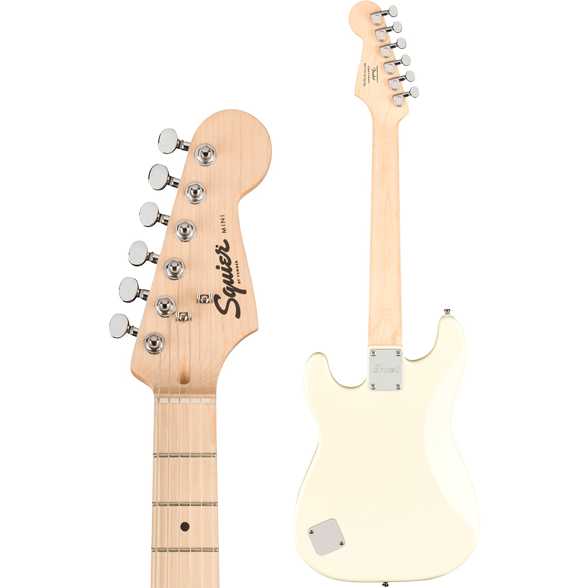 Fender Squier Short Scale 24-Inch Strat Pack - Olympic White
