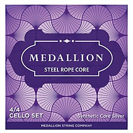 Medallion Strings Ropecore Steel Cello String Set 3/4 S... Medallion Strings Ropecore Steel Cello String Set 4/4 Size, Medium