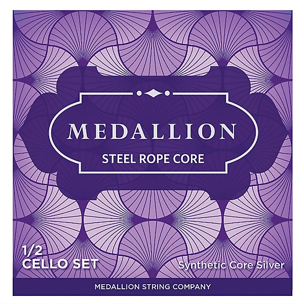 Medallion Strings Ropecore Steel Cello String Set 1/2 Size, Medium