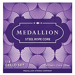 Medallion Strings Ropecore Steel Cello String Set 3/4 S... Medallion Strings Ropecore Steel Cello String Set 1/4 Size, Medium