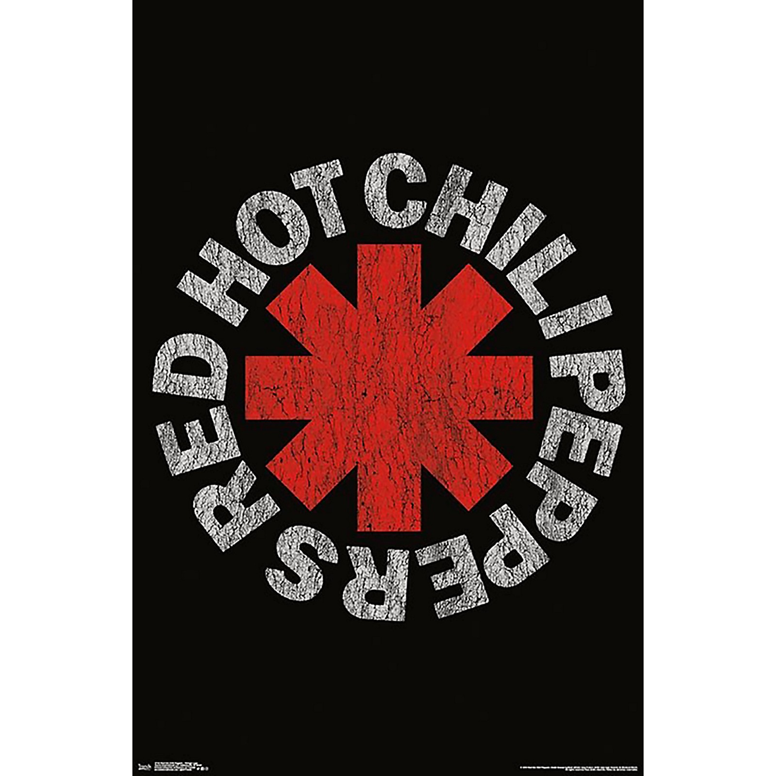 Elskede Ufrugtbar excitation Trends International Red Hot Chili Peppers Vintage Logo Poster Rolled  Unframed | Guitar Center