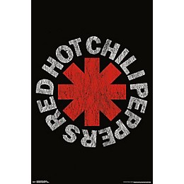 Trends International Red Hot Chili Peppers Vintage Logo Poster Rolled Unframed