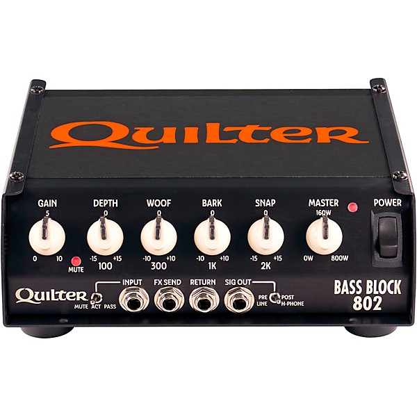 Quilter Labs Bass Block 802 800W Bass Amp Head | Guitar Center