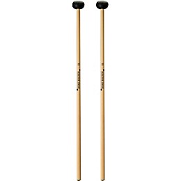 Balter Mallets Unwound Series Rattan Handle Marimba Mallets Very Soft Oval Black Rubber