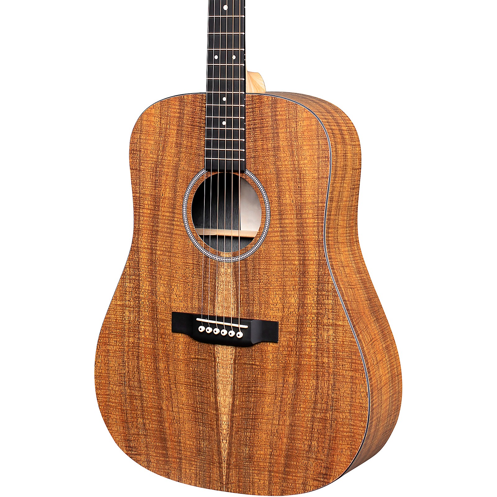 Martin D-X1E Koa HPL With Koa Top Left-Handed Acoustic-Electric Guitar