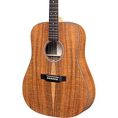 Martin D-X1e Koa Hpl With Koa Top Left-Handed Acoustic-Electric Guitar for sale