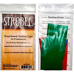 Strobel Fingerboard Position Tape for Violin, Viola and Cello, 100 pieces