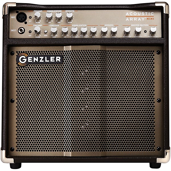 Open Box Genzler Amplification Acoustic Array Mini AA-MINI 100W 1x8 with 4x1.5 line array Acoustic Guitar Combo Amp Level ...