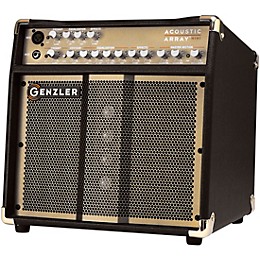 Open Box Genzler Amplification Acoustic Array Mini AA-MINI 100W 1x8 with 4x1.5 line array Acoustic Guitar Combo Amp Level 1 Brown