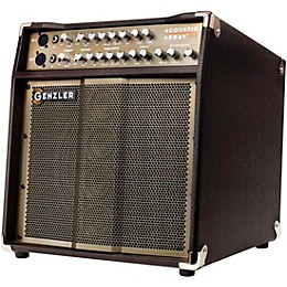 Genzler Amplification Acoustic Array PRO 300W 1x10 with 4x3 Line Array Acoustic Guitar Combo Amp Brown