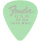 Fender 351 Dura-Tone Delrin Pick (12-Pack), Surf Green .58 mm 12 Pack thumbnail