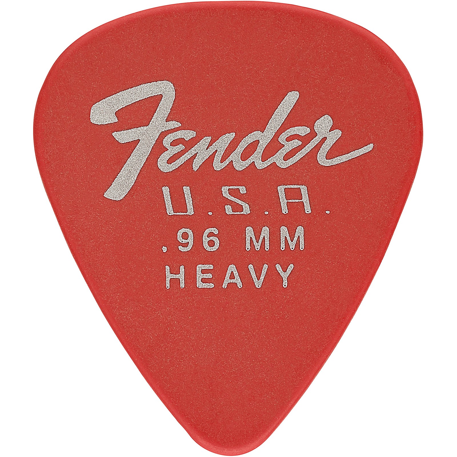 Fender 351 Dura-Tone Delrin Pick (12-Pack), Fiesta Red .96 mm 12 Pack |  Guitar Center