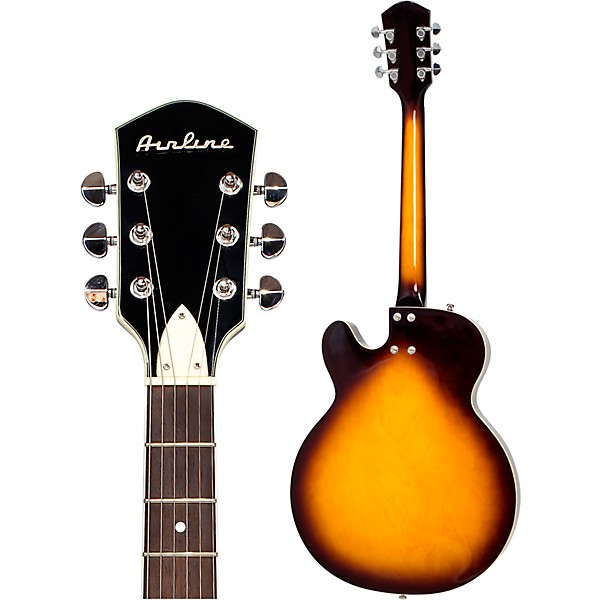 Eastwood Airline H59 Electric Guitar Honey Burst | Guitar Center