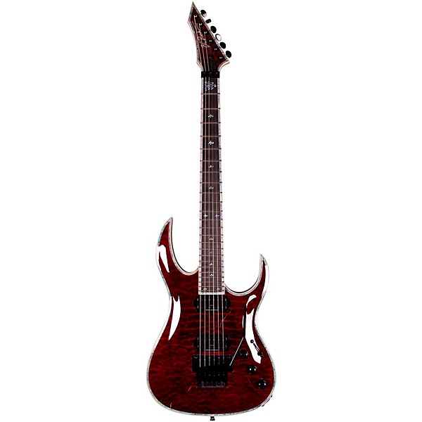 B.C. Rich Shredzilla Prophecy Archtop With Floyd Rose Electric Guitar Black Cherry