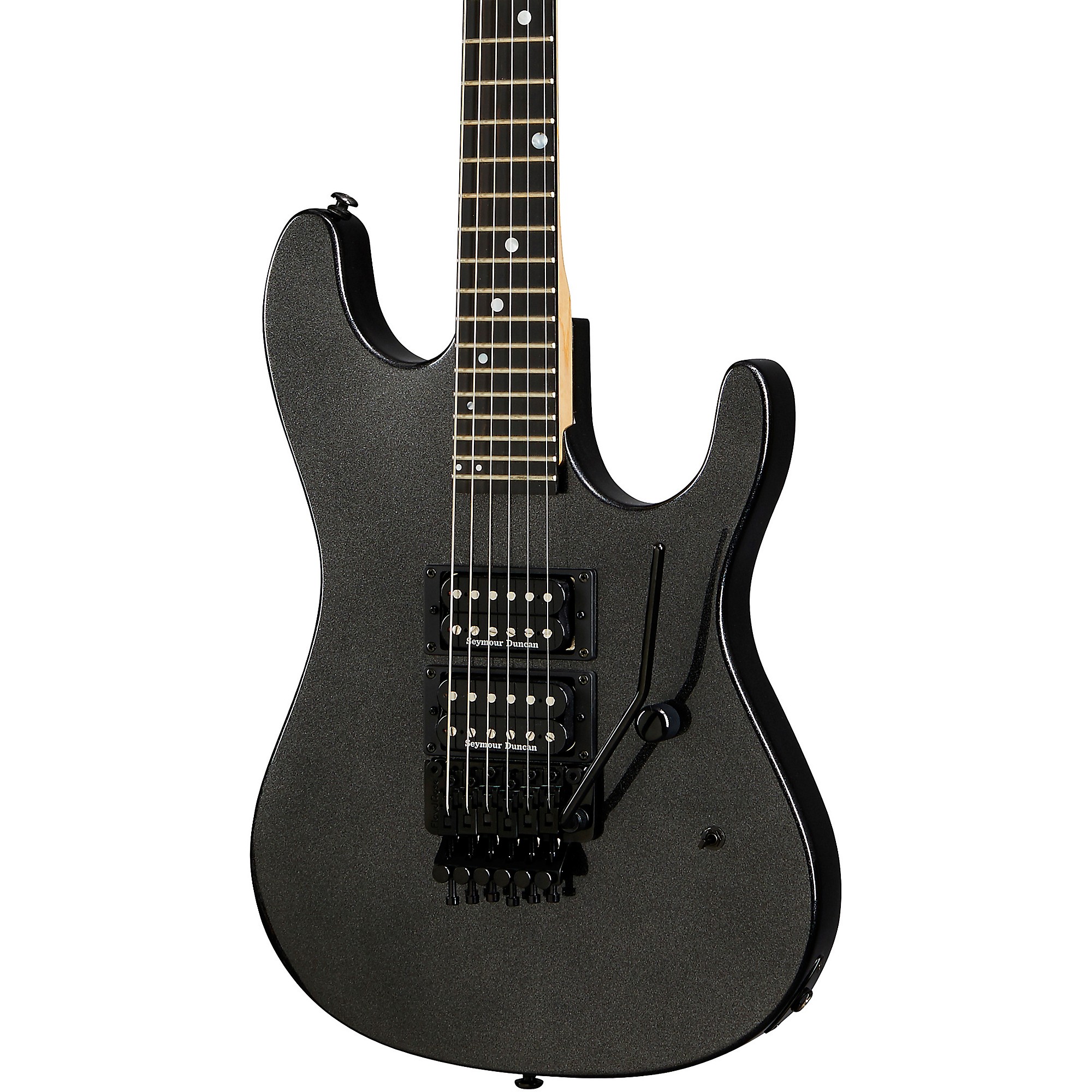 ギター KRAMER Nightswan Black/Blue Polka Dot Kramer NightSwan Electric Guitar Jet Black | Guitar Center