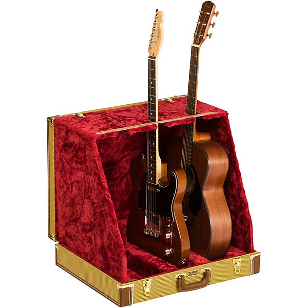 Fender Classic Series 3 Guitar Case Stand Tweed