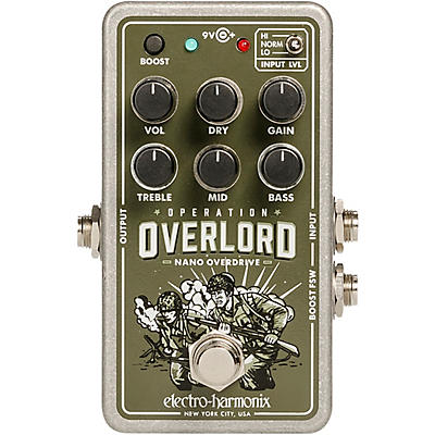 Electro-Harmonix Nano Operation Overlord Overdrive/Distortion Pedal for sale