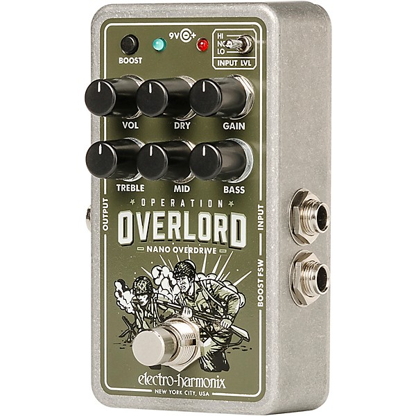 Open Box Electro-Harmonix Nano Operation Overlord Overdrive/Distortion Pedal Level 1