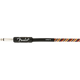 Fender Festival Straight to Straight Instrument Cable 10 ft. Rainbow